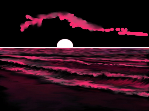 Creation of Serene sunset...: Step 7